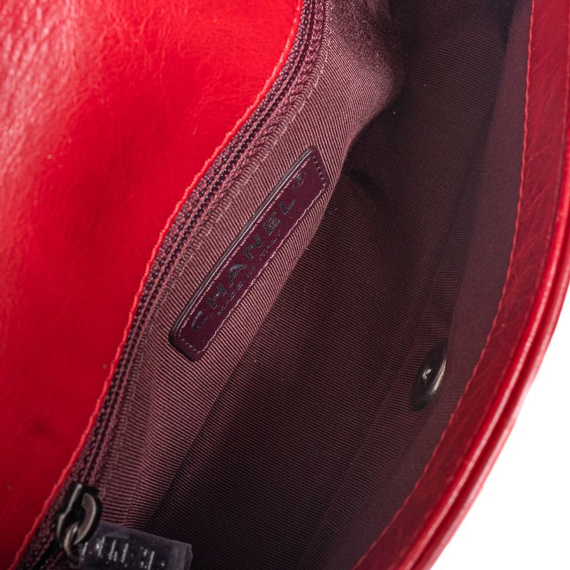 Bolsa-Chanel-Coco-Boy-Flap-Vermelha-