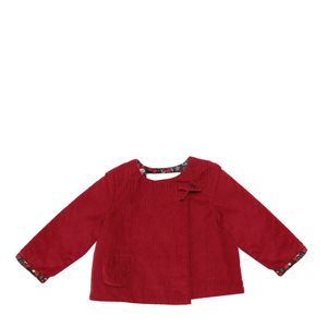 Casaco Burberry Veludo Vinho Infantil