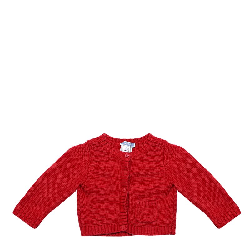 Casaco-Jacadi-Paris-Trico-Vermelho-Infantil