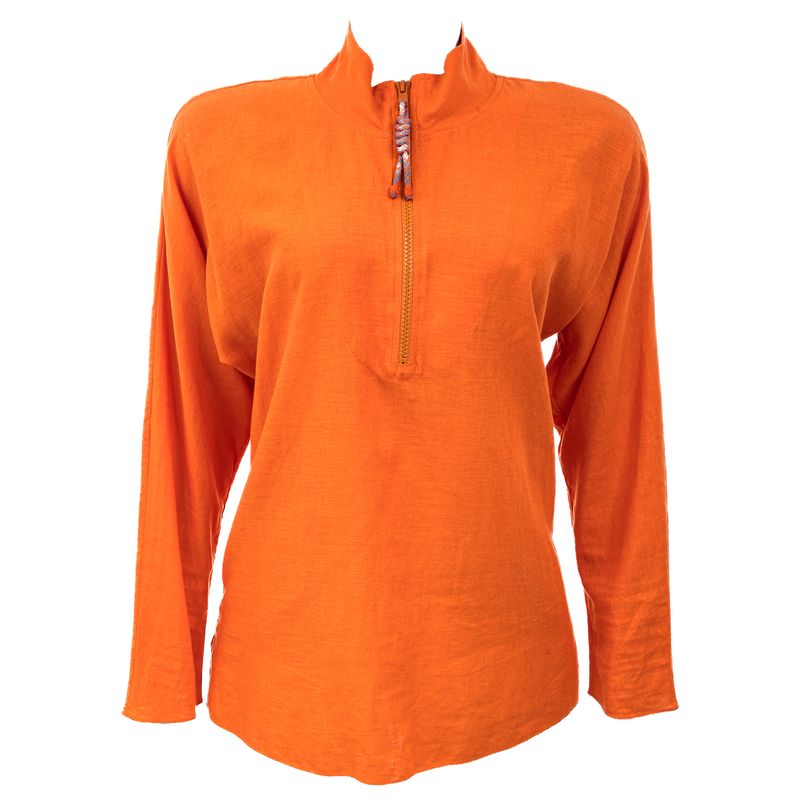 Blusa-Cris-Barros-Ziper-Laranja-