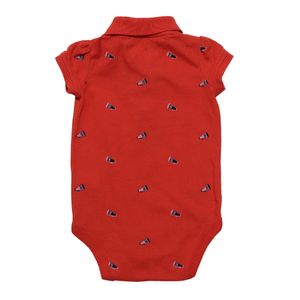 Body Tommy Hilfiger Estampado Laranja Infantil