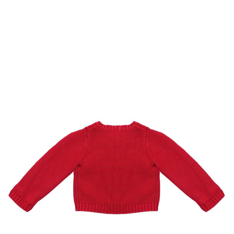 Casaco-Jacadi-Paris-Trico-Vermelho-Infantil