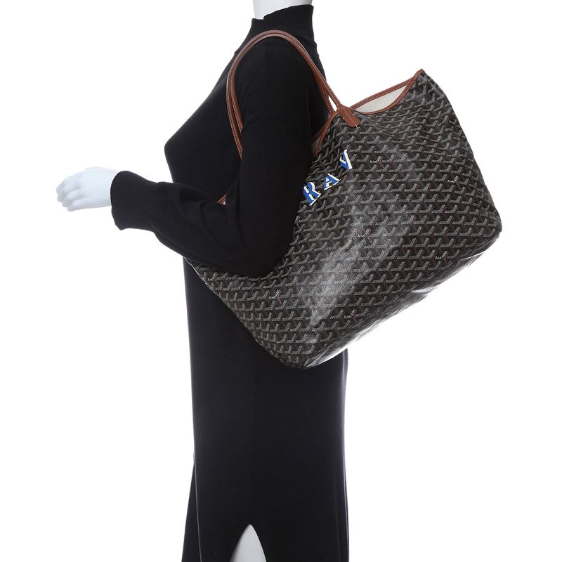 Bolsa-Goyard-St-Louis-GM-Goyardine-Preta