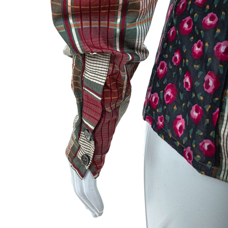 Camisa-Kenzo-Mix-de-Estampas-Colorida