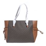 Bolsa-Michael-Kors-Gylli-Tote-Monograma-Marrom