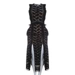 Vestido-Self-Portrait-Renda-Guipuire-Preto