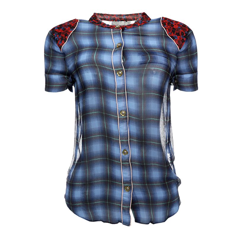 Blusa-Coach-Estampada-Azul