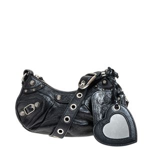 Bolsa Balenciaga Le Cagole Couro Preto