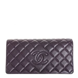 Carteira Chanel Matelassê Roxa