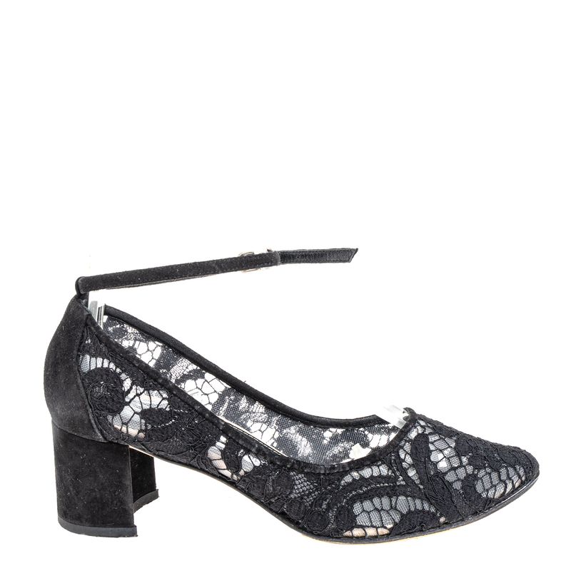 Sapato-Manolo-Blahnik-Renda-Preto