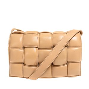 Bolsa Bottega Veneta Padded Cassette Bege