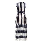 Vestido-Self-Portrait-Trico-Listrado-Azul-e-Branco