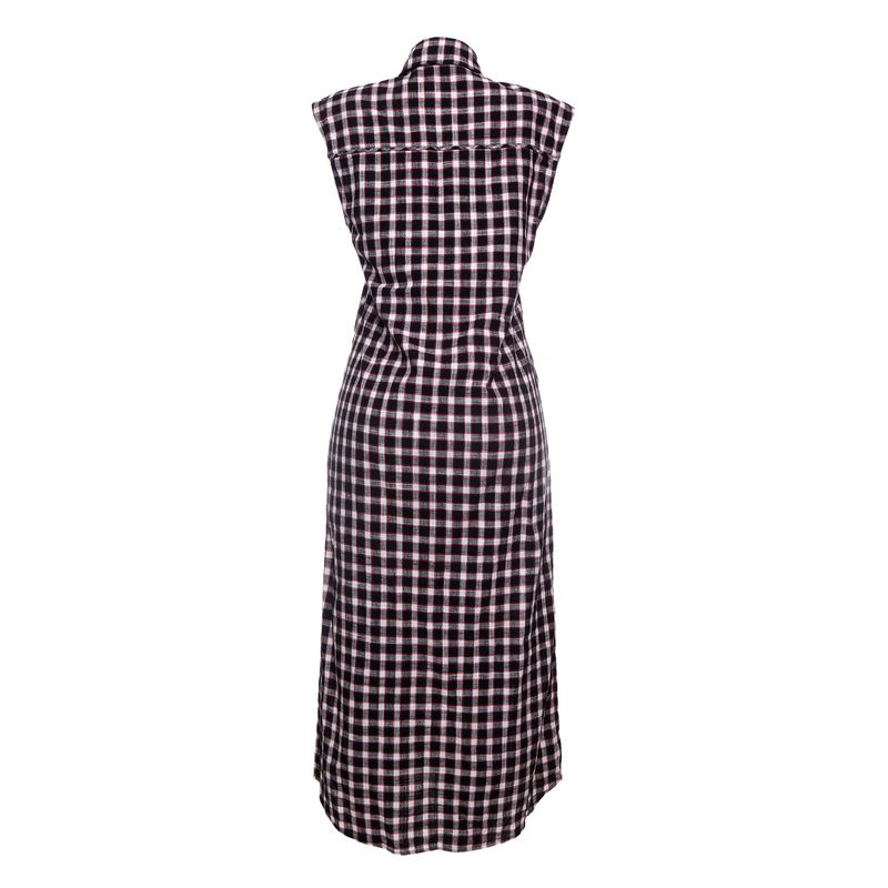Vestido-Mixed-Xadrez-Preto