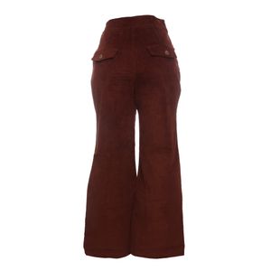 Calça Clemence Veludo Marrom