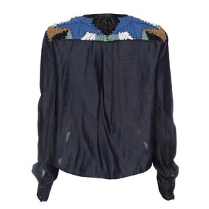 Blusa Diesel Couro Colorido
