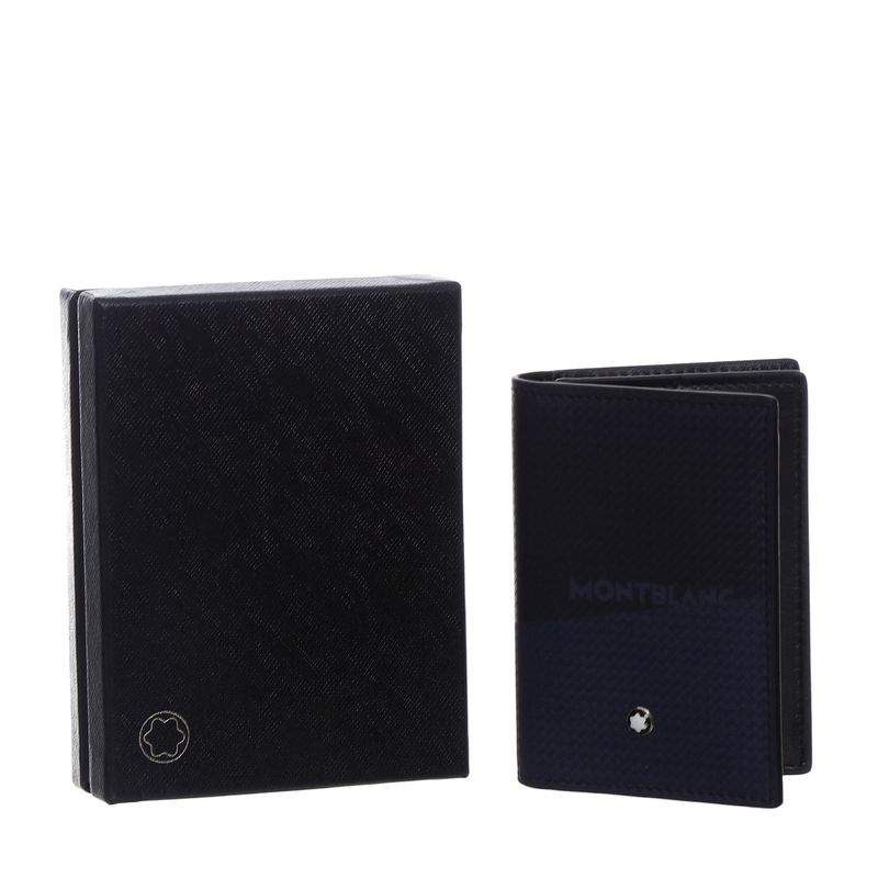 Porta-cartao-Montblanc-Couro-Azul