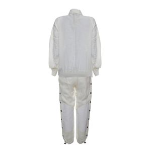 Conjunto Andrea Bogosian Linho com Renda Branco