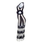 Vestido-Self-Portrait-Trico-Listrado-Azul-e-Branco