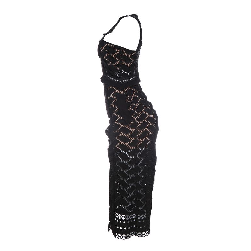 Vestido-Self-Portrait-Renda-Guipuire-Preto