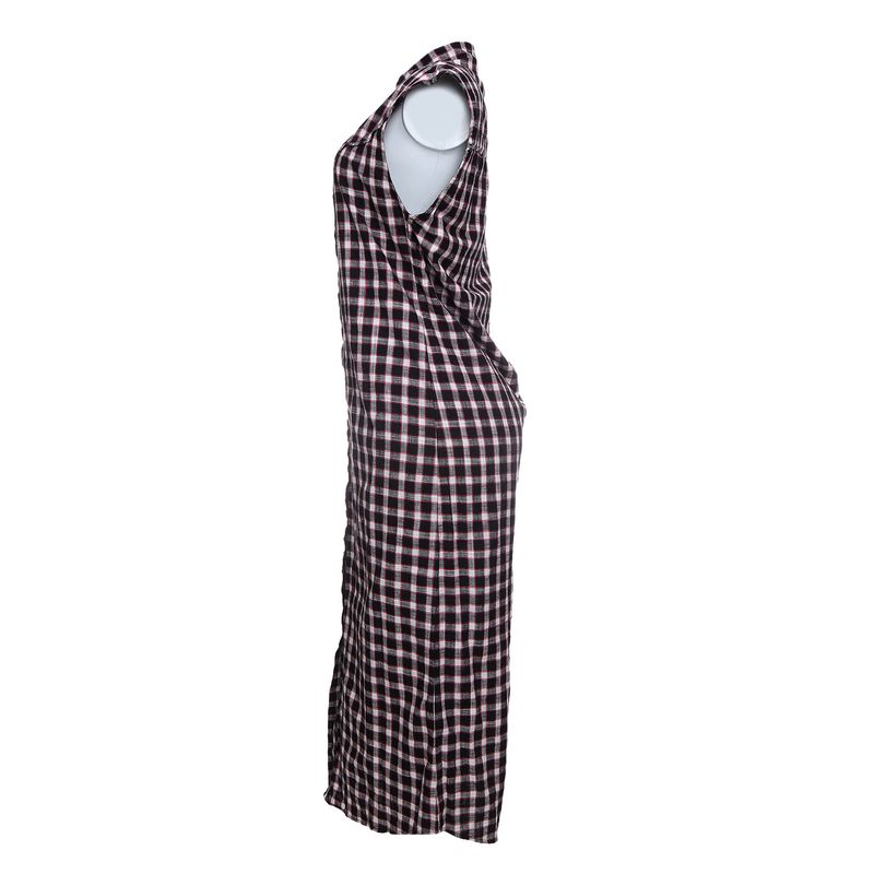 Vestido-Mixed-Xadrez-Preto