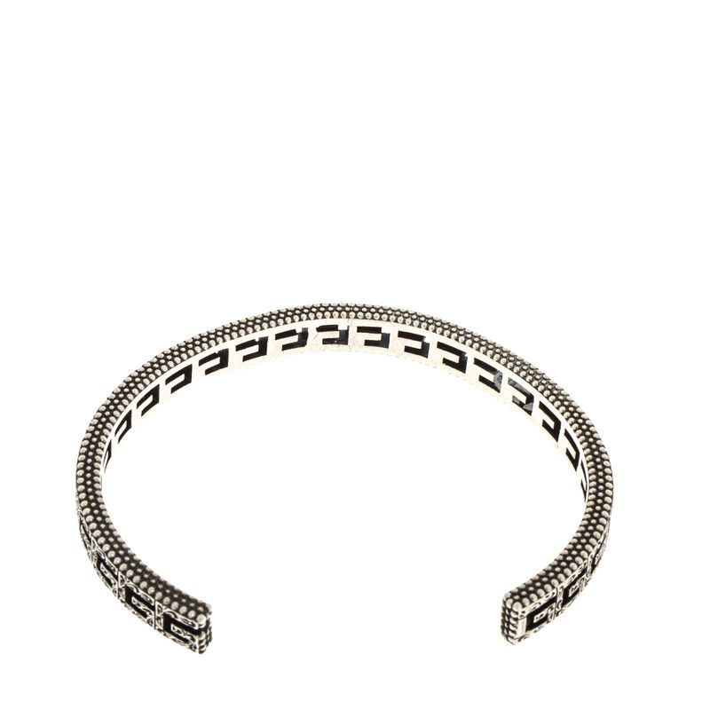 Bracelete-Gucci-Monograma-em-Prata