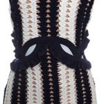 Vestido-Self-Portrait-Trico-Listrado-Azul-e-Branco