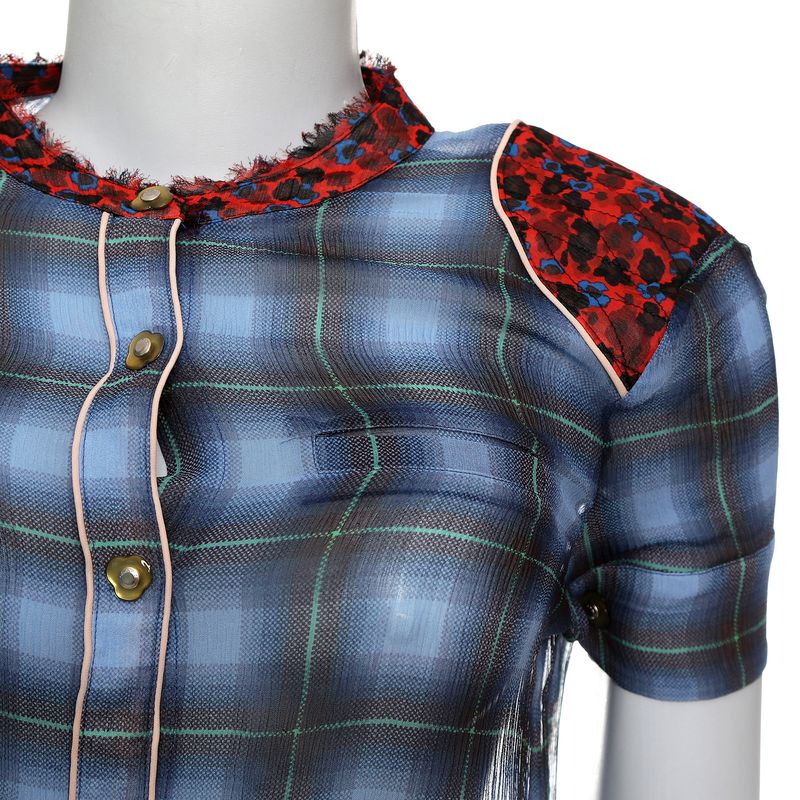 Blusa-Coach-Estampada-Azul