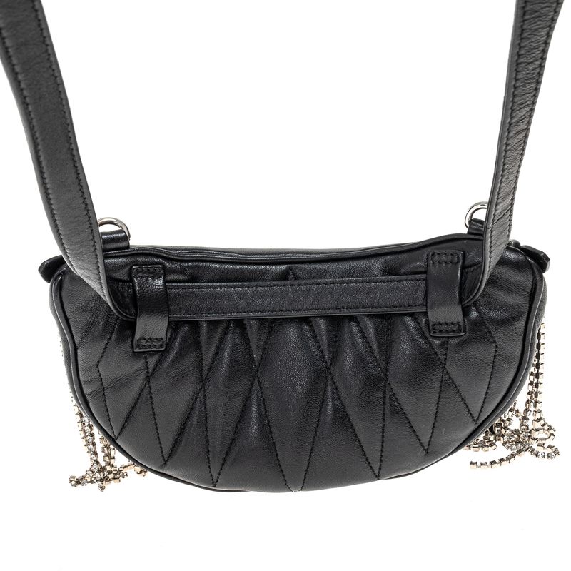 Pochete-Miu-Miu-Couro-e-Strass-Preto-