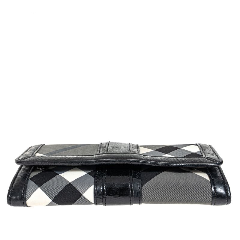 Carteira-Burberry-Couro-Preto-e-Housecheck-