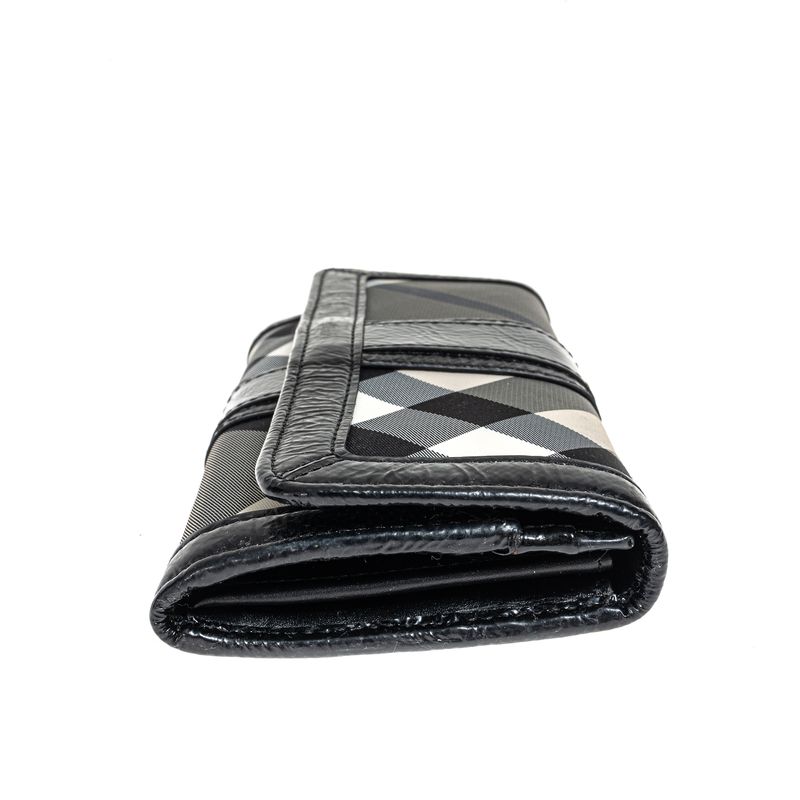 Carteira-Burberry-Couro-Preto-e-Housecheck-