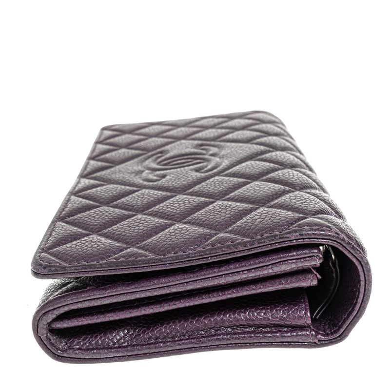 Carteira-Chanel-Matelasse-Roxa-