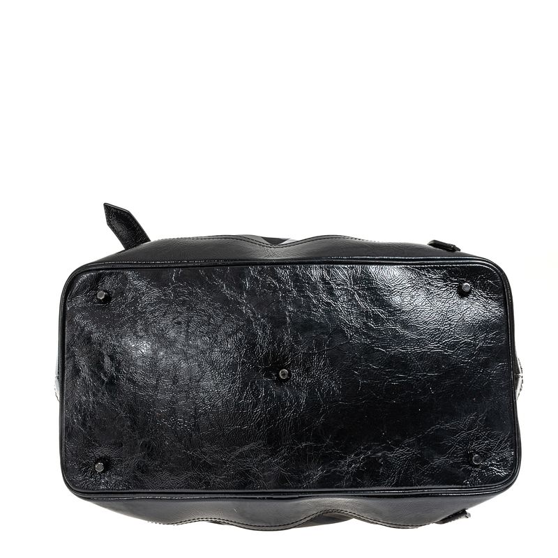 Bolsa-Burberry-Beat-Verniz-Preto-e-Housecheck-