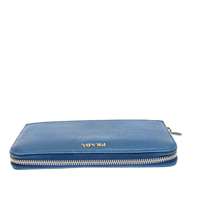 Carteira-Prada-Saffiano-Azul