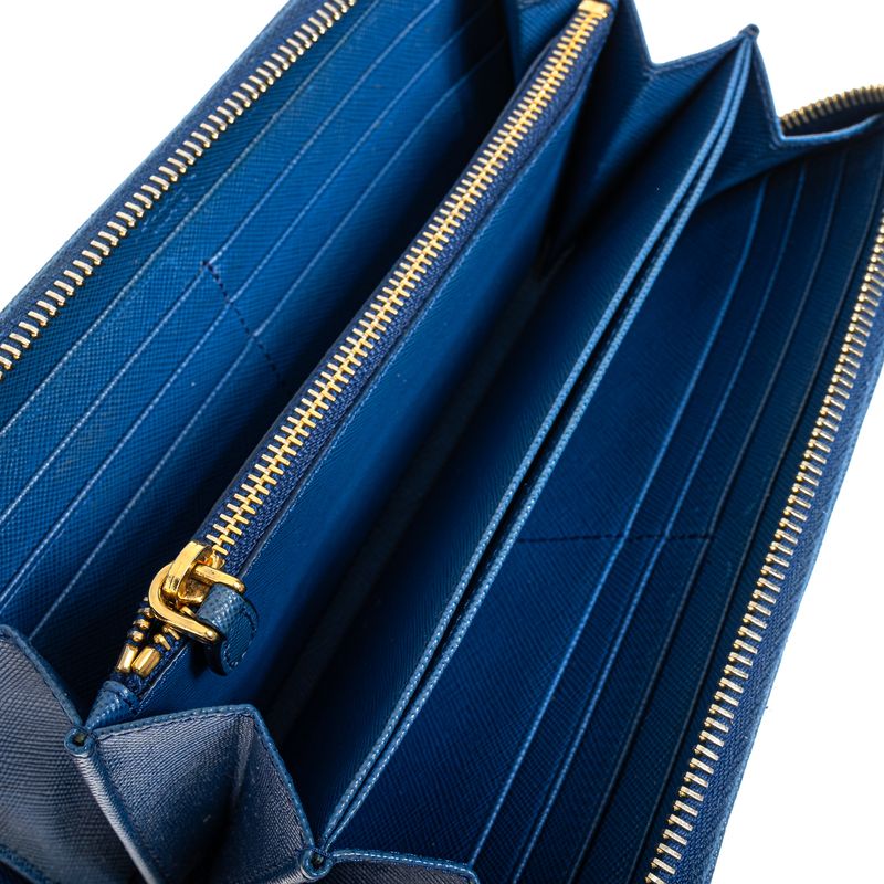 Carteira-Prada-Saffiano-Azul
