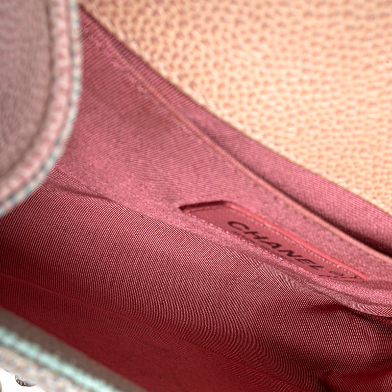 Bolsa-Chanel-Boy-Caviar-Degrade-Colorida