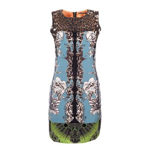 Vestido Elie Tahari Seda Mix Estampas