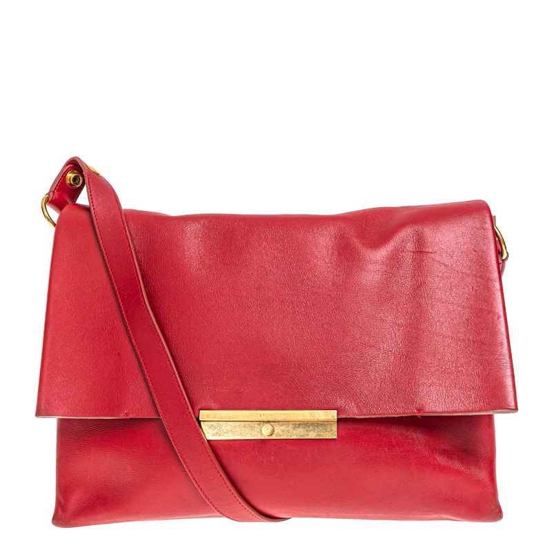 Bolsa-Celine-Crossbody-Couro-Vermelho-