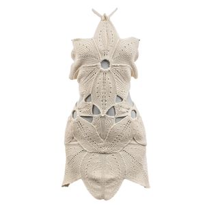 Vestido Cult Gaia Tricô Creme