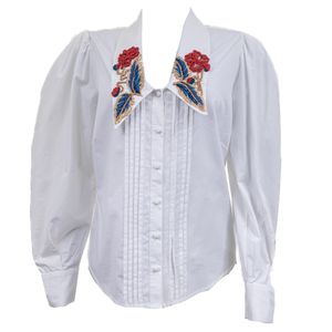 Camisa PatBo com Bordado Branca