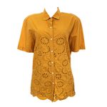 Camisa-Andrea-Marques-Renda-Amarela-