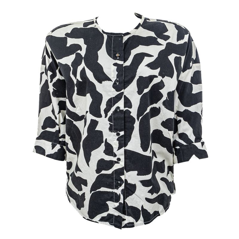 Camisa-Andrea-Marques-Estampa-Preta-e-Branca-