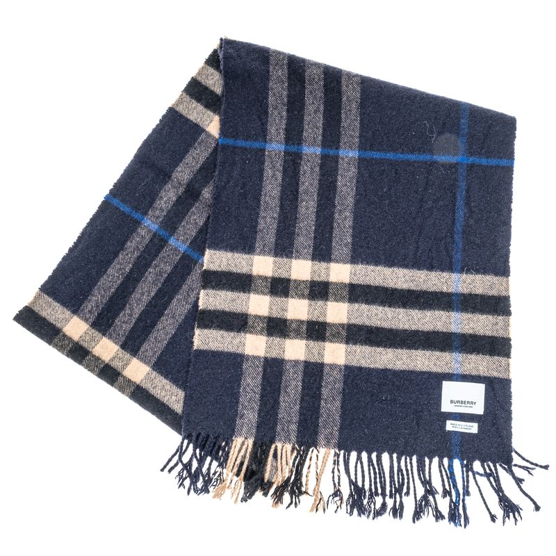 Cachecol-Burberry-Housecheck-Azul