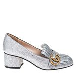 Sapato-Gucci-Franjas-Marmont-Prata-