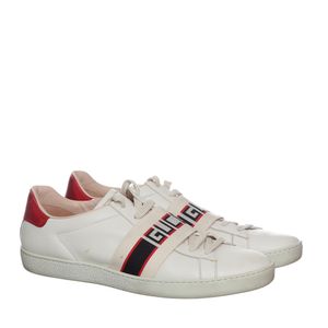 Tênis Gucci Couro Branco