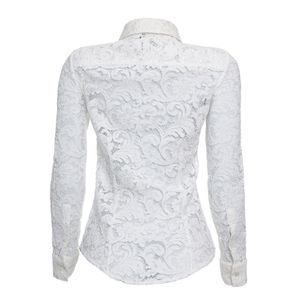Camisa Burberry Renda Branca