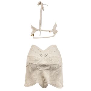 Vestido Cult Gaia Tricô Creme