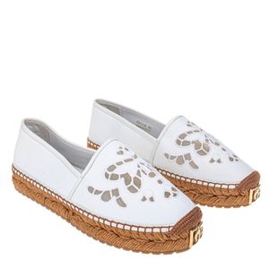 Espadrille Dolce & Gabbana Flat Bordado Branca