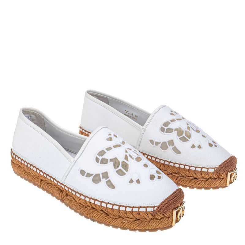 Espadrille-Dolce---Gabbana-Flat-Bordado-Branca-