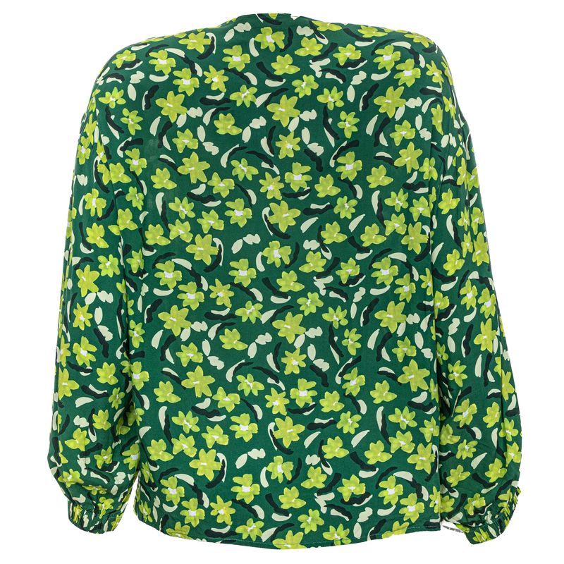 Camisa-Andrea-Marques-Estampa-Floral-Verde