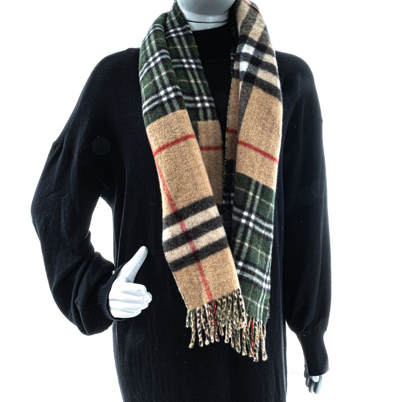 Cachecol-Burberry-Housecheck-com-Verde